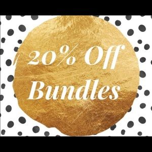 Bundle 2 or more items and I'll make an offer possibly greater than 20%!!!